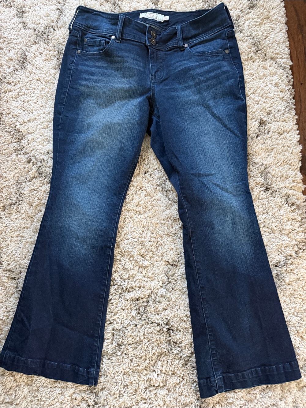 torrid Dark Wash Flare Jeans